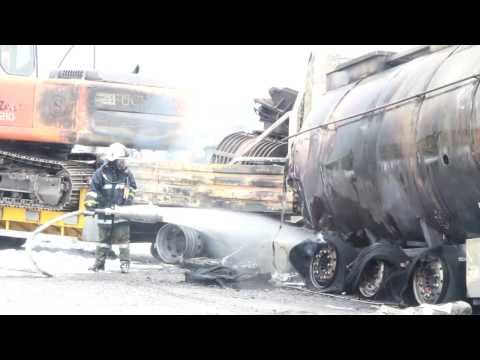 29 07 2013 Unfall auf der A1 bei Aurach