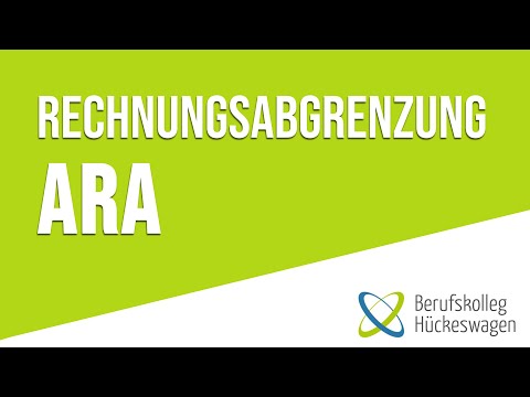 Aktive Rechnungsabgrenzung (ARA, ARAP) buchen | Buchungssätze am Beispiel einfach erklärt