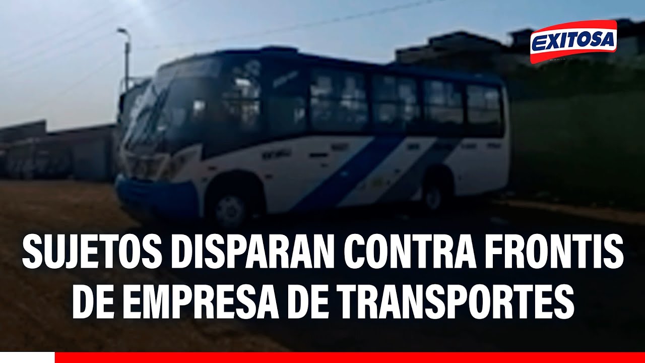 🔴🔵 Callao: Sujetos disparan contra frontis de empresa de transportes y dejan nota extorsiva