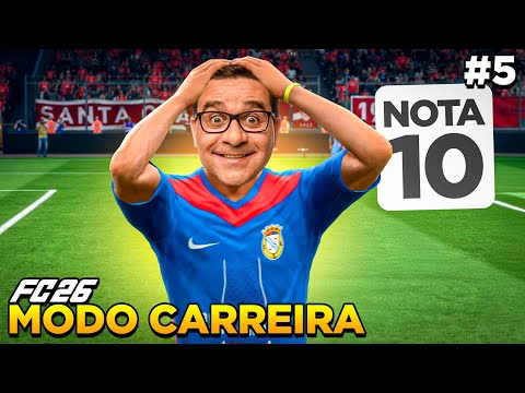 EAFC 26 MODO CARREIRA #5 - COMECEI A JOGAR MUITO À BOLA