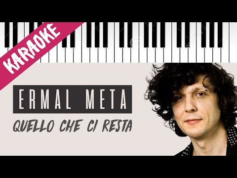 Ermal Meta | Quello Che Ci Resta // Piano Karaoke con Testo