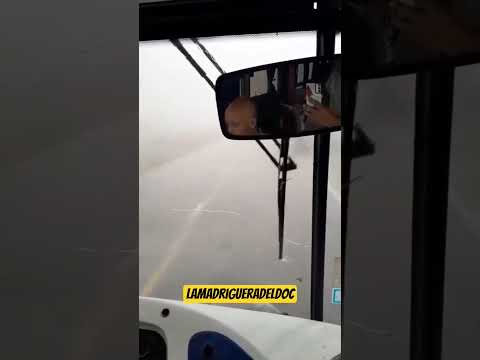 Tormenta y piedra en Ruta 5 Carlos Casares