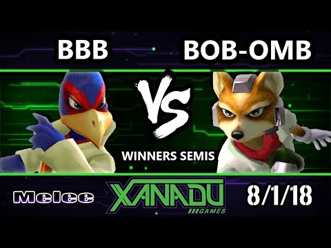 S@X 261 SSBM - BBB (Falco) Vs. Bob-omb (Fox) Smash Melee Winners Semis