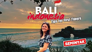 First Time in BALI Indonesia 🏝️ | Seminyak Bali Vlog 2024 | Tanah Lot Temple | Indonesia Solo Travel