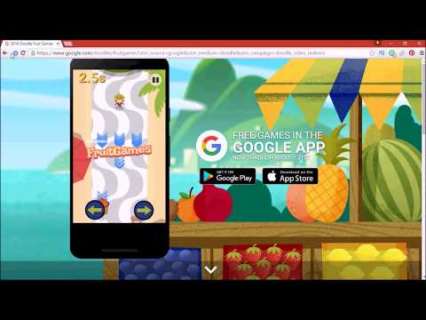 2016 Doodle Fruit Games