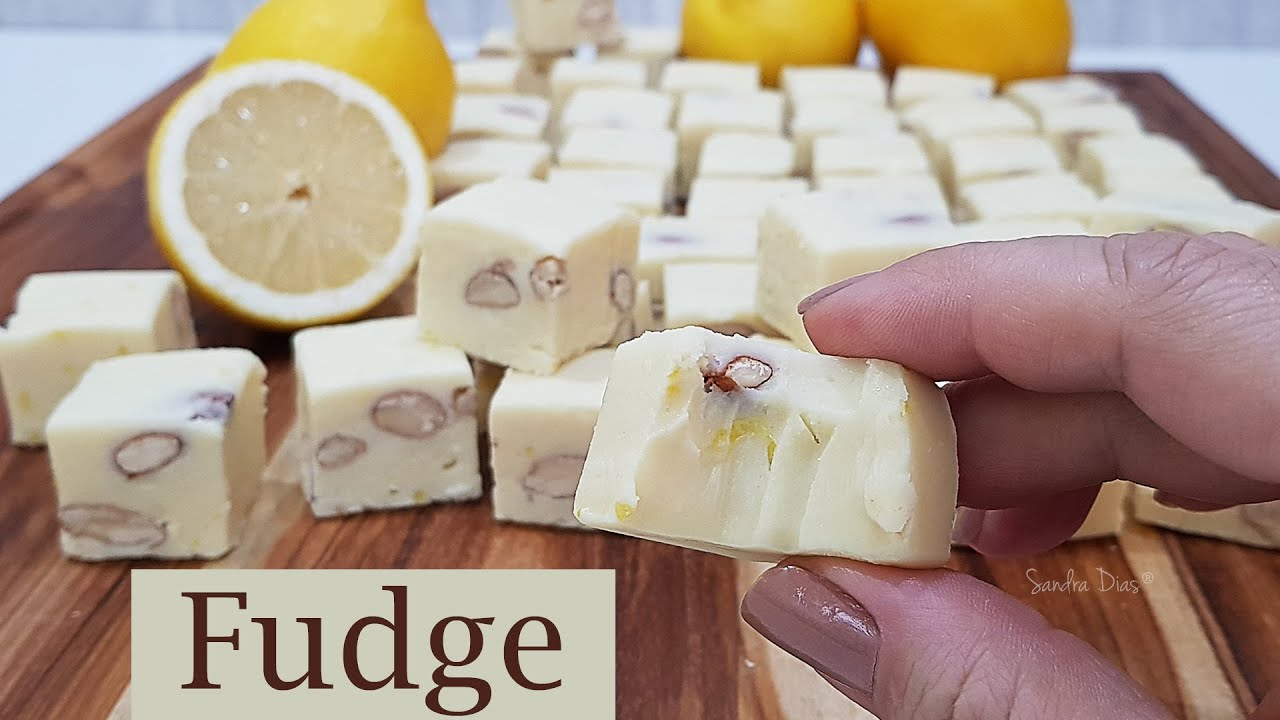 Lemon Fudge With Almonds | Make And Sell | Sandra Dias Recipe