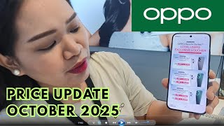 OPPO PHONES PRICE LIST UPDATE OCTOBER 2025 WITH PROMO PRICES | Oppo Reno14 Reno14 Pro Oppo F31