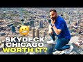 Is The Sears Tower Skydeck Ledge WORTH IT? // Things to Do in Downtown Chicago 2024 (Willis Tower 😒)