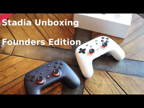 Stadia Controller Unboxing and First Thoughts: Founders Edition and Standard