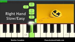 Piano Notes For Happier by Marshmello ft. Bastille - Right Hand