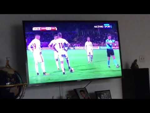 Polska Armenia rzut wolny w polu karnym