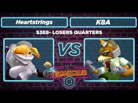 The Nightclub S3E8: Heartstrings vs K8A - Losers Quarters SSBM