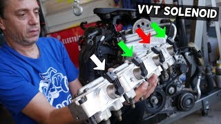 VVT SOLENOID TIMING CONTROL SOLENOID REPLACEMENT REMOVAL JEEP CHEROKEE COMPASS RENEGADE 2.4 Multiair
