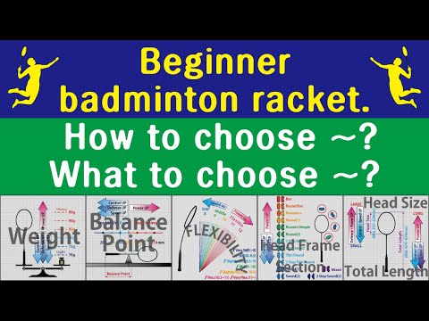 How to choose a beginner badminton racket?