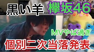 [欅坂46]神曲！！黒い羊 個別握手会二次当落発表！！