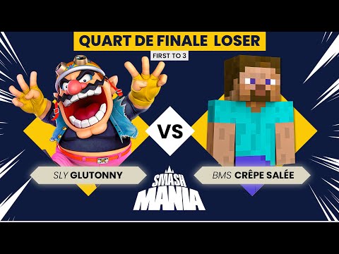 GLUTONNY 🆚 CRÊPE SALÉE | Top 8 - Quart de Finale Loser [SmashMania 2025]