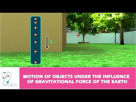 Motion of Objects Under the Influence of Gravitational Force of the Earth
