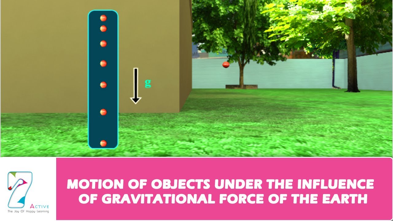 Motion of Objects Under the Influence of Gravitational Force of the Earth