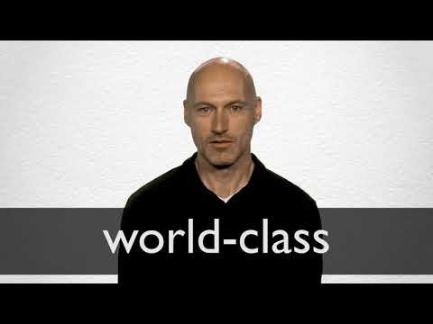 Part of a video titled How to pronounce WORLD-CLASS in British English - YouTube
