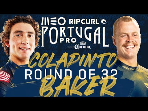 Griffin Colapinto vs Jackson Baker | MEO Rip Curl Pro Portugal - Round of 32 Heat Replay