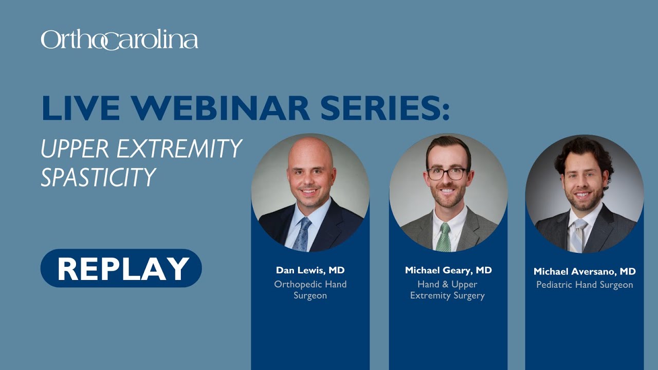 Upper Extremity Spasticity with Dr. Lewis, Dr. Geary, and Dr. Aversano