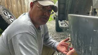 2008 Jeep Wrangler, Rear break guide pin repair...
