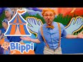 Blippi Learns Tricks At The Circus Center Blippi Shows For Kids Explore With Me