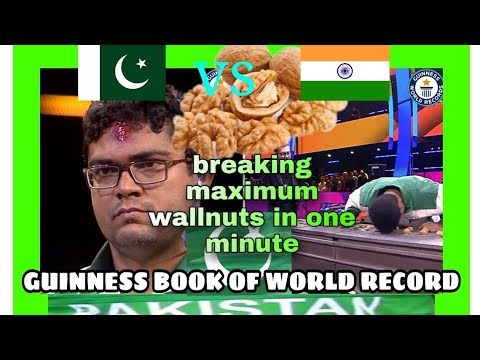 #Guinness record for crushing 254 walnuts by head in one minute.   Pakistan 1 India 0