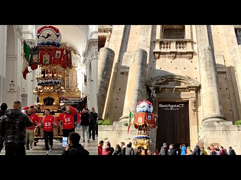 Candelora Cereo Pescivendoli - Prove 19/12/2021 Chiesa S.Nicolò l'Arena / Piazza Dante Catania