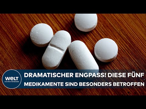 DEUTSCHLAND: Dramatische Engpässe bei Medikamenten! Diese fünf sind besonders betroffen
