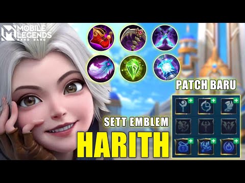 NEW UPDATE ! PATCH BARU - SETTING EMBLEM HARITH TERSAKIT - BUILD HARITH TERSAKIT 2021