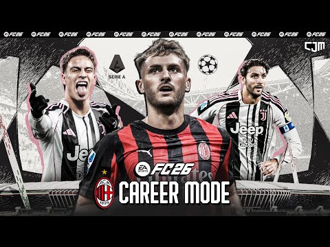 FC 26 AC Milan Career Mode | Juventus vs Milan! Round of 16 UEFA Champions League #16