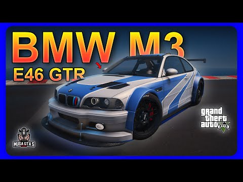 How to Install BMW M3 E46 GTR in Gta 5 | GTA 5 PC Mods 2024 | Musa Gta 5 Modder