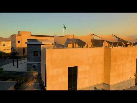 ‏مركز الأمير محمد بن سلمان العالمي للخط العربي، أيقونة حضارية تنطلق من المدينة إلى العالم.