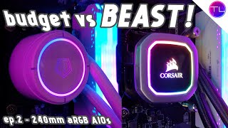 Video thumbnail for Which Deserves Your Money? 240mm AIOs - Corsair H100i Platinum vs ZoomFlow 240x ARGB by TechLens