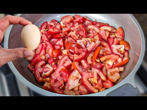 Tastiest Tomato and Eggs Recipe You'll Ever Make ! 2 Easy and Quick Ideas!