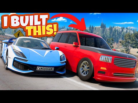 DUMB 1,300HP SUV Police Chase Build in Automation! (BeamNG Drive)