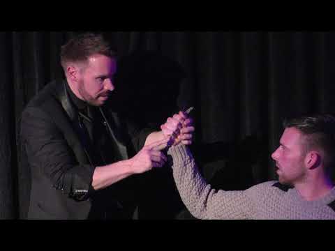 Milton Keynes Magician Performs Amazing Fork Bending - David Penn