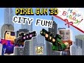 Dad & Son play Pixel Gun 3D: Fun in the City! + ...