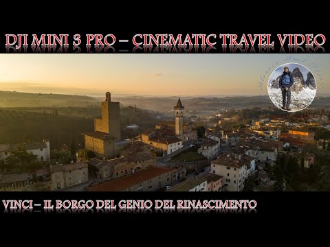 Il borgo del genio del Rinascimento: VInci #4k #leonardo #djimini3pro #travel #tuscany