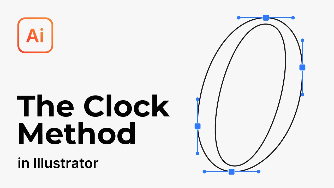 The only Pen Tool video you'll ever need for Illustrator (clock method)