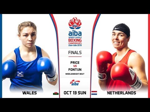 Finals (W75kg) FONTIJN Nouchka (NED) vs PRICE Lauren (WAL) / AIBA WWCHs Ulan Ude 2019