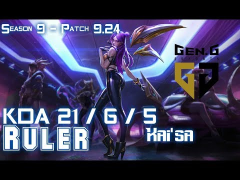 Gen Ruler KAI'SA vs LUCIAN ADC - Patch 9.24 KR Ranked