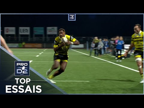 TOP Essais de la J20 – PRO D2 – Saison 2024-2025