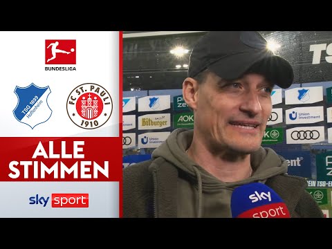 „2. Halbzeit war nur Leiden“ | TSG Hoffenheim - FC St. Pauli | Bundesliga Interviews 2025/26