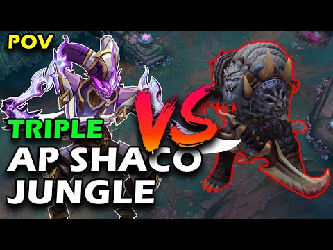 AP Shaco Jungle VS. Rengar [ Hyper Carry 9-1-5 ]
