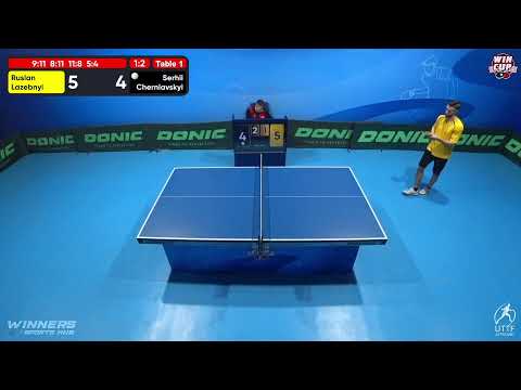 23:30 Ruslan Lazebnyi 1-3 Serhii Cherniavskyi West 5 WIN CUP 11.12.2022 | TABLE TENNIS WINCUP