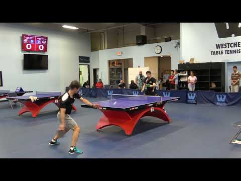 Westchester Table Tennis Center June 2023 Open Singles Finals - Damien Provost vs Bastian Steger