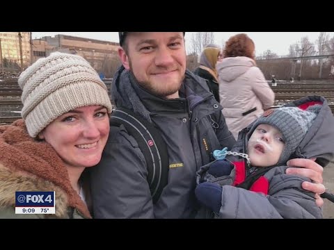Texas couple returns home after adopting boy in Ukraine