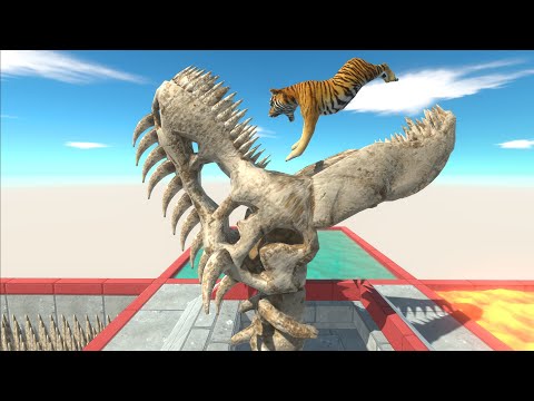 New Giant Dinosaur Fossil Swallows the every unit - Animal Revolt Battle Simulator